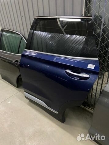 Дверь задняя левая Hyundai Santa fe 4 Tm