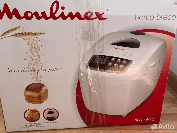 Хлебопечь новая Moulinex