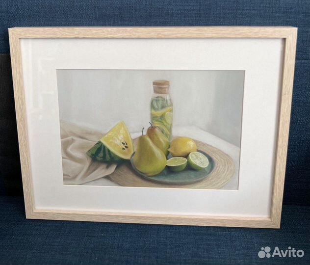 Картина пастель. Натюрморт. Разные варианты