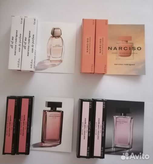 Пробники narciso rodriguez 0,8 мл