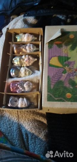 Набор елочных игрушек СССР