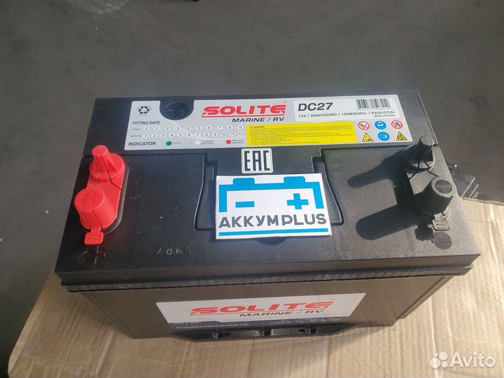 Аккумулятор 12V 90Ah Solite новый
