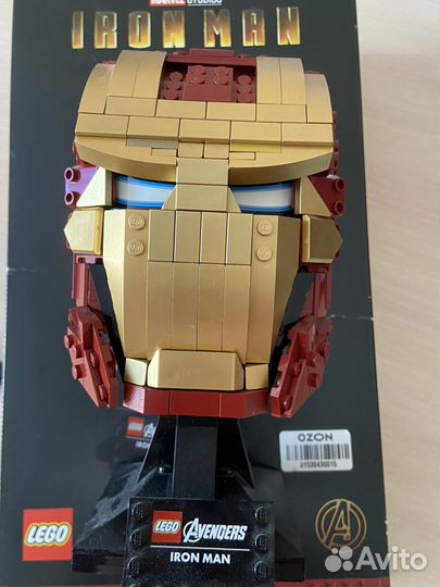 Lego Marvel Avengers Шлем Железного Человека