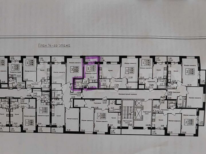 Квартира-студия, 21,3 м², 14/18 эт.
