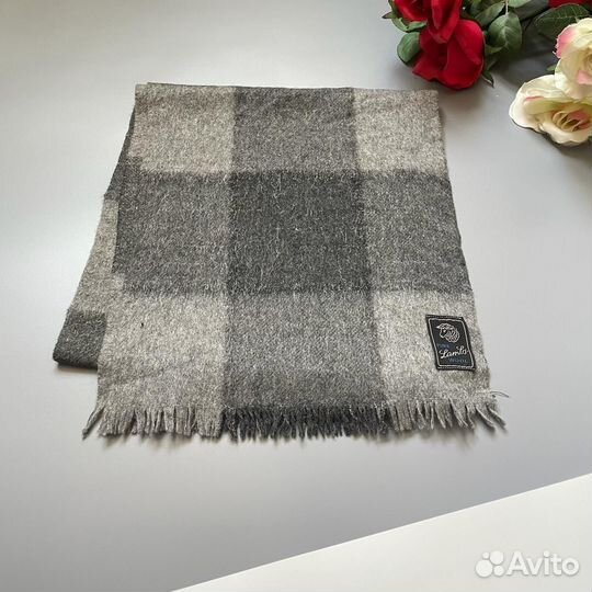 Шерстяной шарф в клетку Шотландия