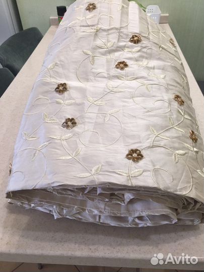 Ламбрикен готовый,парча/вышивка,15 метров(Англия)