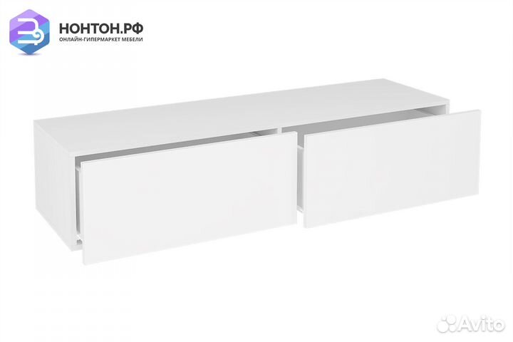 Тв-тумба Айден 1400 белое дерево
