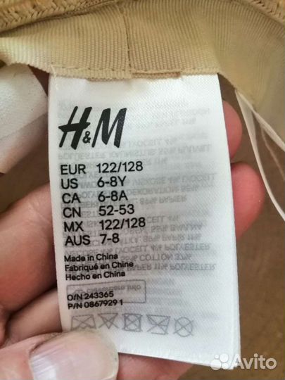 Шляпа для девочки 7-8лет