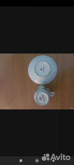 Чайная пара, костяной фарфор, лфз