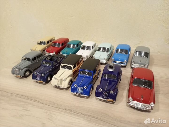 Москвичи 400й и 402-407й серии 1:43