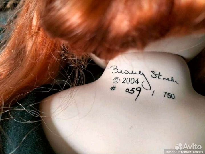 Кукла фарфоровая коллекционная редкая