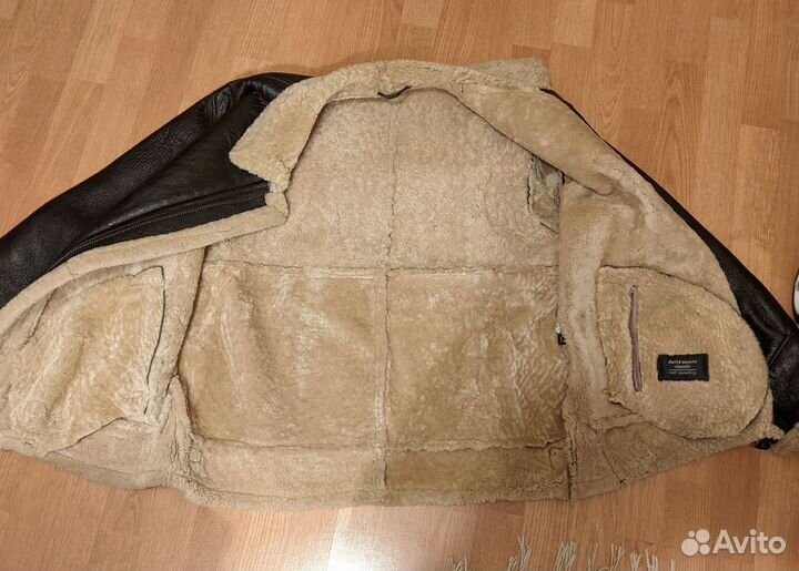 Дубленка мужская пилот David Moore