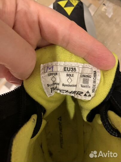 Ботинки лыж детские Fischer р.34-35 стелька 22 см