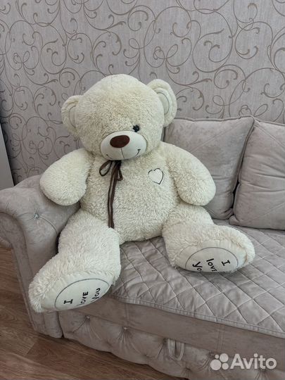 Большой плюшевый мишка, мягкая игрушка 100 см