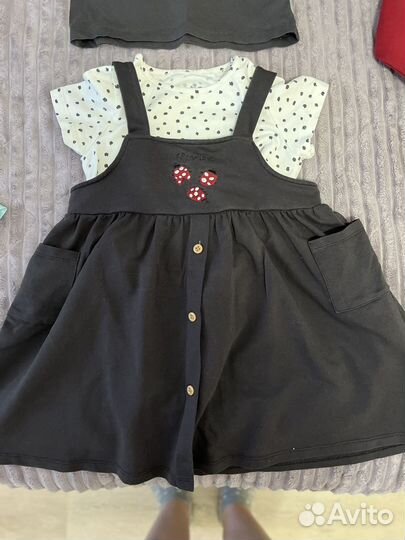 Одежда пакетом для девочки 98 104 hm