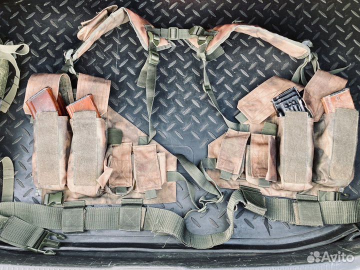 Разгрузочный жилет Мох Atacs-FG на 8 магазинов ак