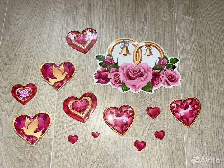 Свадебные магниты на авто