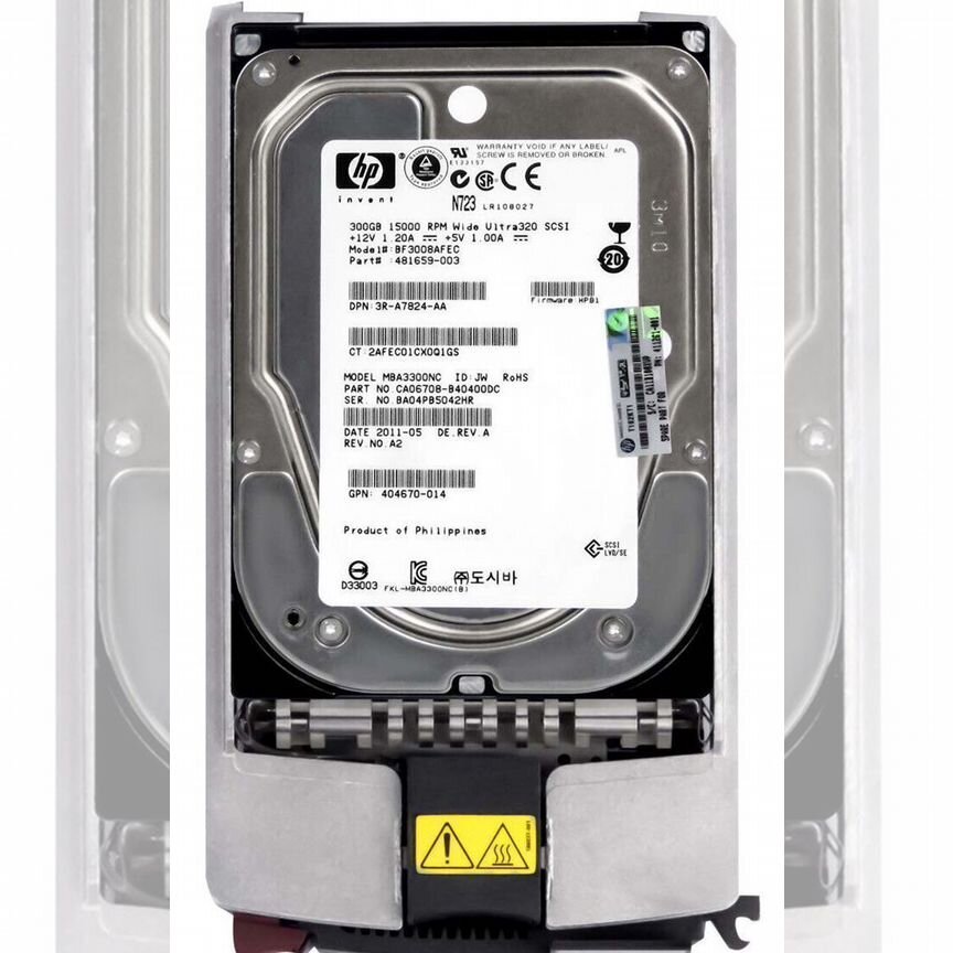 [BF3008AFEC] Жесткий Диск Hp 300gb U320scsi 3.5" Bf3008afec