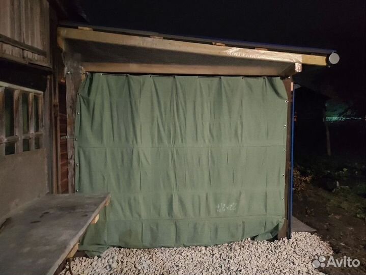 Брезентовая штора 3.5 х 3.5 400 грамм.м2 оп