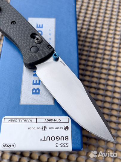 Нож Benchmade Bugout Carbon S90V Оригинал Новый