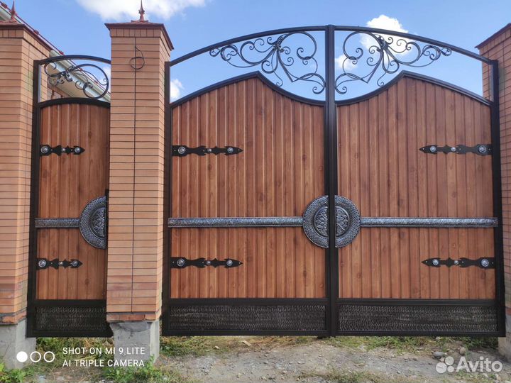 Кованые ворота любой сложности