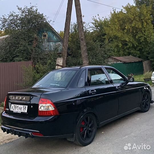 Диффузор на задний бампер приора седан