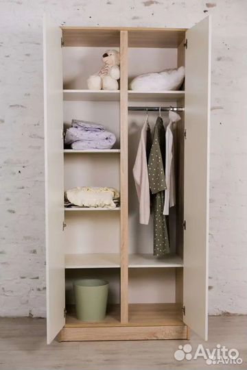 Шкаф двухстворчатый детский