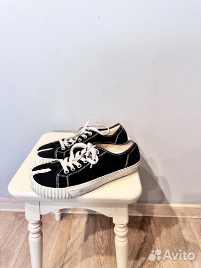 Maison Margiela Tabi Black-White кеды оригинал