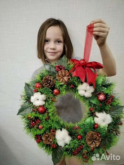 Новогодний рождественский венок