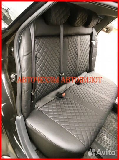 Чехлы Автопилот Nissan Almera Classic из экокожи