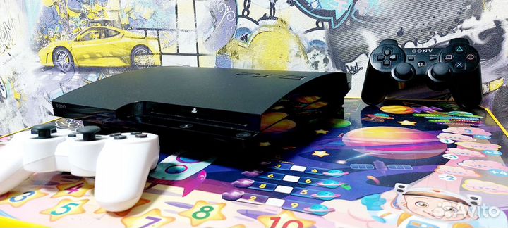 Sony PS3 slim прошитый 320gb