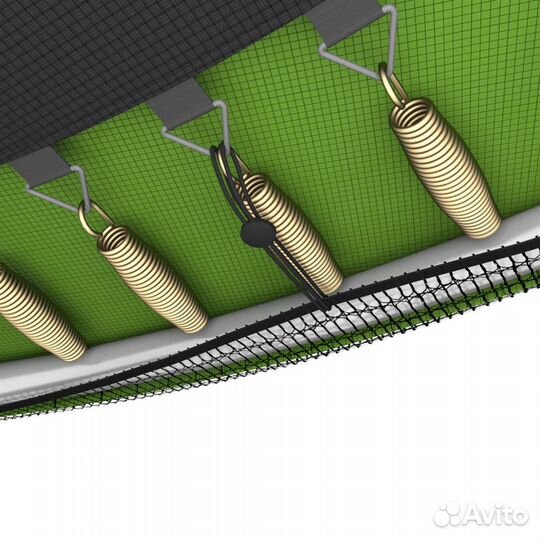 Батут с сеткой unix line Simple 8 ft Green inside