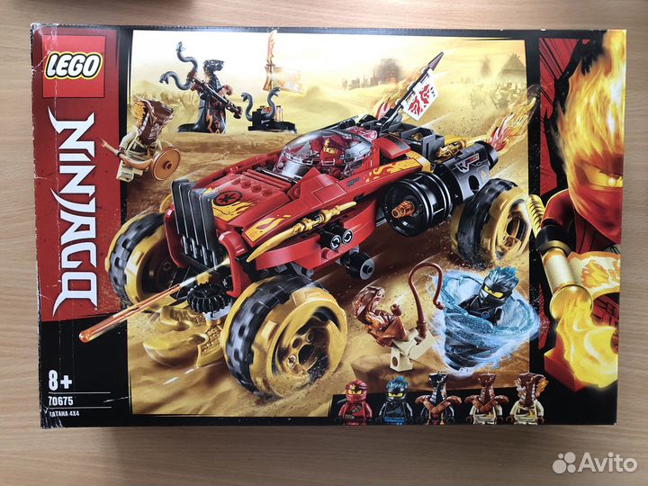 Lego ninjago 70675 Ниндзяго 70666 Катана 4x4