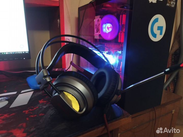 Гарнитура наушники с микрофоном