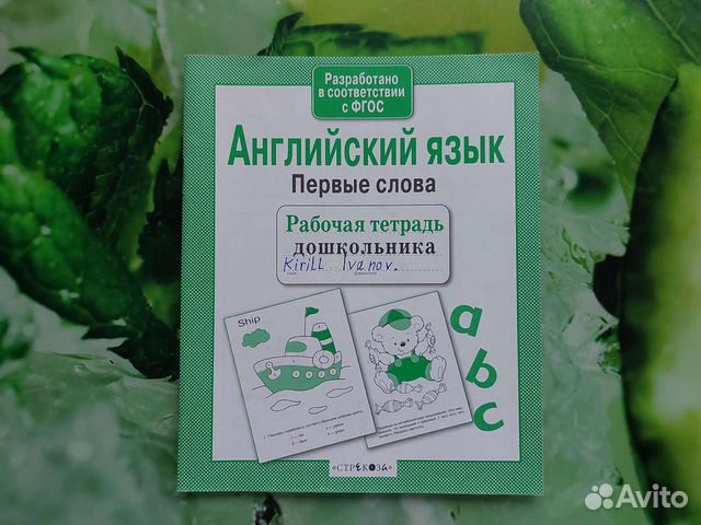 Рабочая тетрадь дошкольника по английскому языку