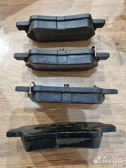 Тормозные колодки задние на hyundai solaris
