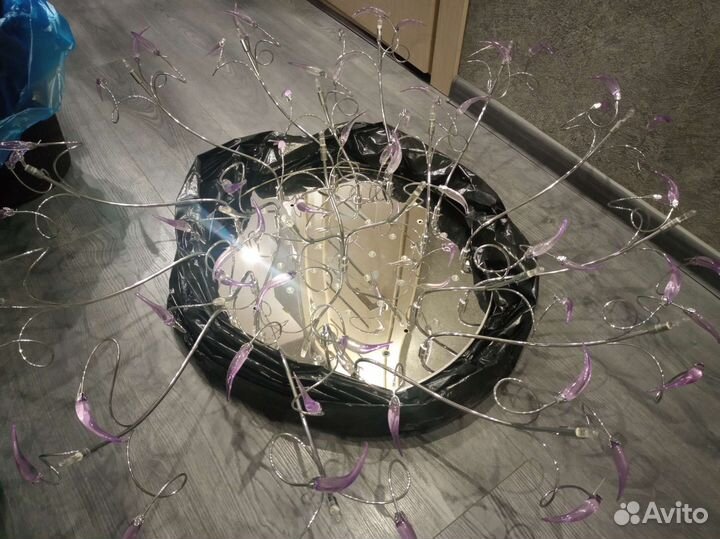 Люстра потолочная с пультом