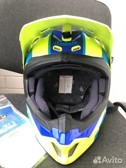 Детский кроссовый шлем Мотошлем HJC CL-XY