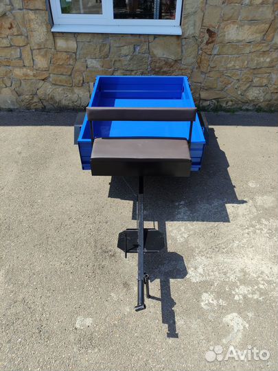 Прицеп для мотоблока самосвал на 500 кг