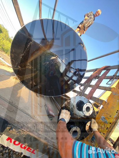 Резервуар Вертикальный стальной 100 м3 (силос)