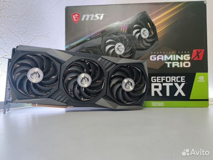 Видеокарта rtx 3090 Msi Gaming X Trio 24gb