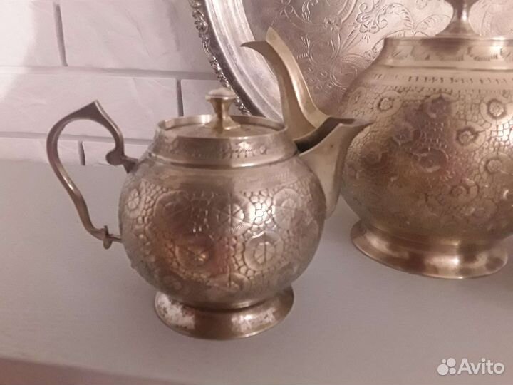 Чайник латунный