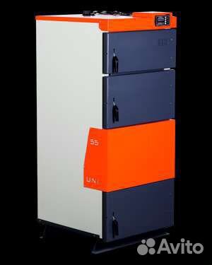 Котел твердотопливный полуавтоматический Uni Tis