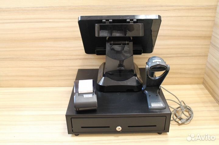 Комплект r keeper, сенсорный моноблок iiko кипер