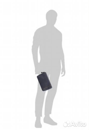 Мужской кожаный клатч fabula S.106.BR.sinij