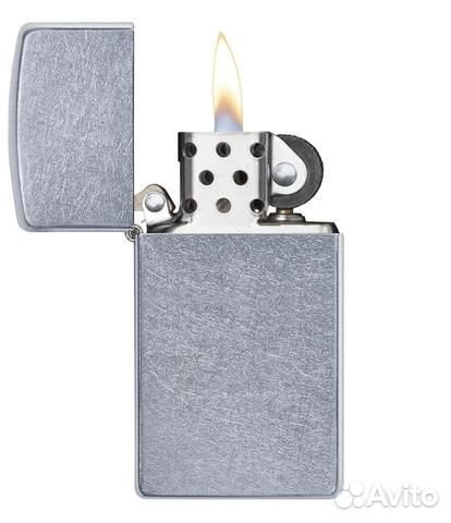 Зажигалка Бензиновая Zippo 1607 Slim Street Chrome