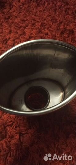 Насадка на глушитель овальная