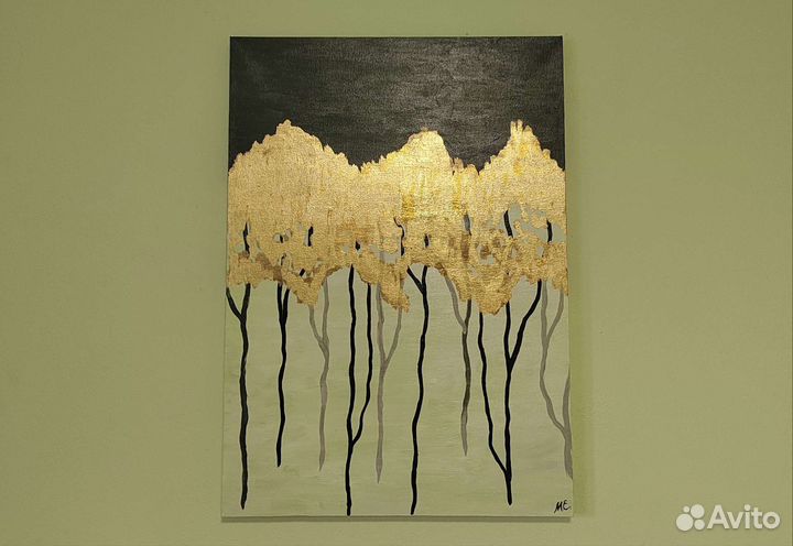 Картина маслом на холсте, картина акрилом