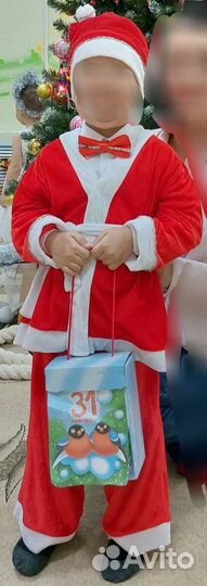Костюм деда мороза детский