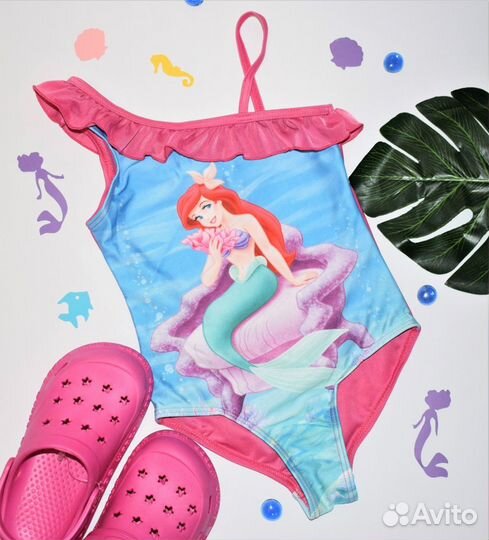 Купальник слитный с Русалочкой Ариэль